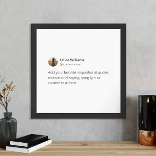 Creëer Uw eigen Social Media Custom Quote Poster