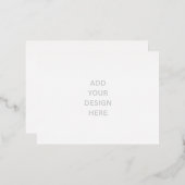 Creëer Uw eigen soepele Roos Gold Foil uitnodiging (Voorkant / Achterkant)