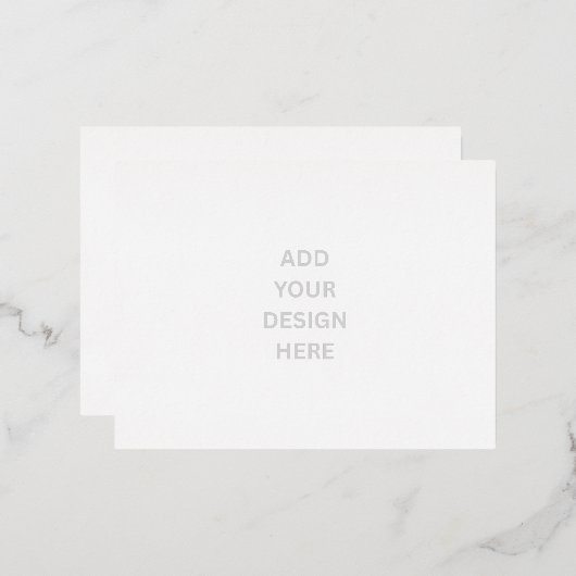 Creëer Uw eigen soepele Roos Gold Foil uitnodiging (Voorkant / Achterkant)