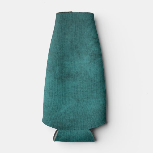 Creëer Uw eigen solide Blauwgroen verontruste stij Flesjeskoeler (Voorkant)