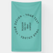 Creëer Uw eigen Spandoek (Verticaal)