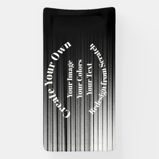 Creëer Uw eigen Spandoek (Verticaal)