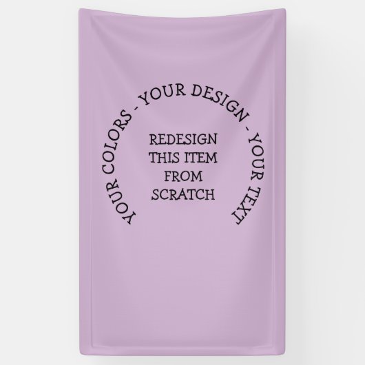 Creëer Uw eigen Spandoek (Verticaal)