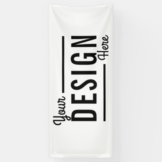 Creëer Uw eigen Spandoek (Verticaal)