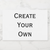 Creëer Uw eigen Sparkling Wijnetiket (Enkel label)