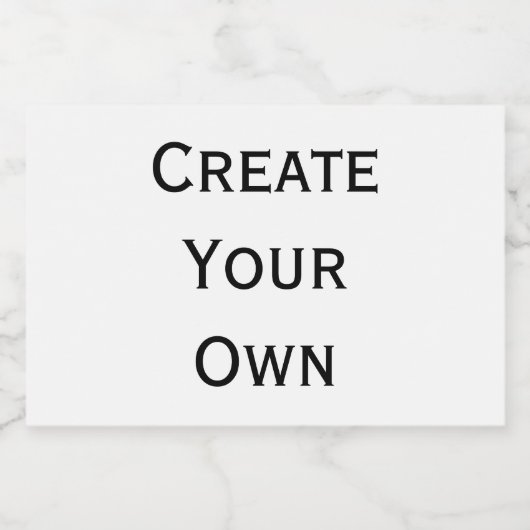 Creëer Uw eigen Sparkling Wijnetiket (Enkel label)