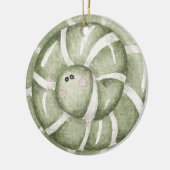 Creëer Uw eigen Spearmint Snoep Worm Christmas Keramisch Ornament (Links)