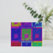 Creëer Uw eigen speciale Santa HoHoho Pop Art Briefkaart (Staand voorkant)