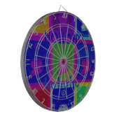 Creëer Uw eigen speciale Santa HoHoho Pop Art Dartbord (Voorkant Links)