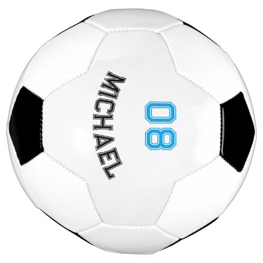 Creëer Uw Eigen Speler Naam Jersey Nummer Custom Voetbal (Gedraaid)