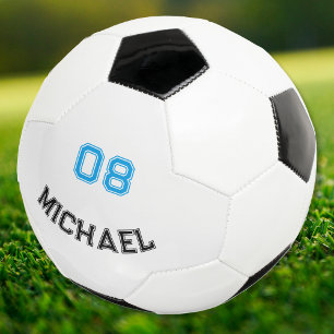 Creëer Uw Eigen Speler Naam Jersey Nummer Custom Voetbal
