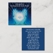 Creëer Uw eigen Spirituele hellingbanen Vierkante Visitekaartje (Voorkant / Achterkant)