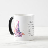 Creëer Uw eigen Spring Rainbow Witch Pet Bladeren Magische Mok (Voorkant links)