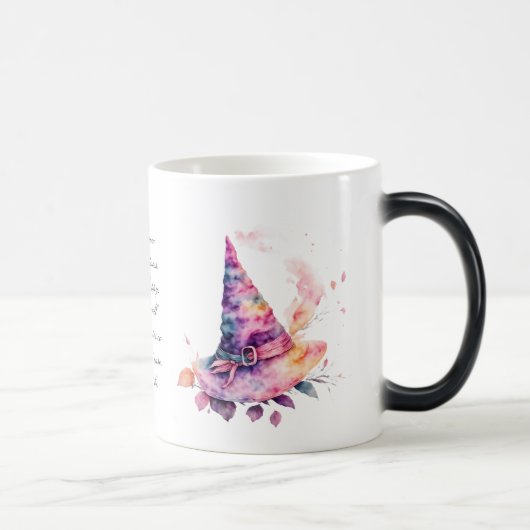 Creëer Uw eigen Spring Rainbow Witch Pet Bladeren Magische Mok (Rechts)