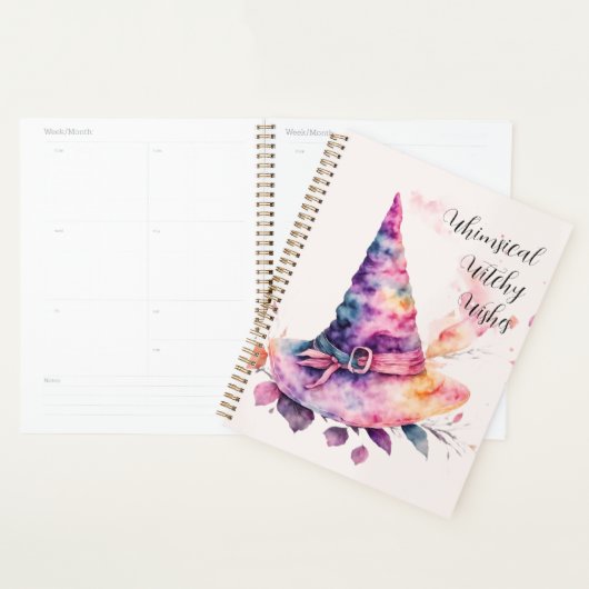 Creëer Uw eigen Spring Rainbow Witch Pet Bladeren Planner (Display)