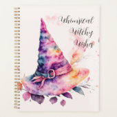 Creëer Uw eigen Spring Rainbow Witch Pet Bladeren Planner (Voorkant)
