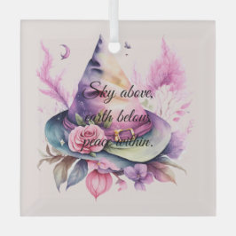 Creëer Uw eigen Spring Rainbow Witch Pet Roos Glas Ornament