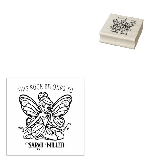 Creëer uw eigen sprookjesboek rubberstempel (Gestempeld)