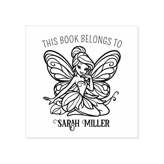 Creëer uw eigen sprookjesboek rubberstempel (Afrduk)