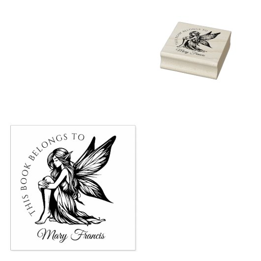 Creëer uw eigen sprookjesboek rubberstempel (Gestempeld)