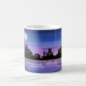 Creëer Uw eigen stad 's nachts op het water Magische Mok (Center)