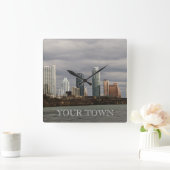 Creëer Uw eigen stadsklok Vierkante Klok (Huis)