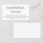 Creëer Uw eigen standaard Visitekaartje (Voorkant / Achterkant)