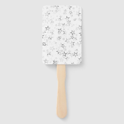 Creëer Uw eigen — Star Glitter Handwaaier (Achterkant)