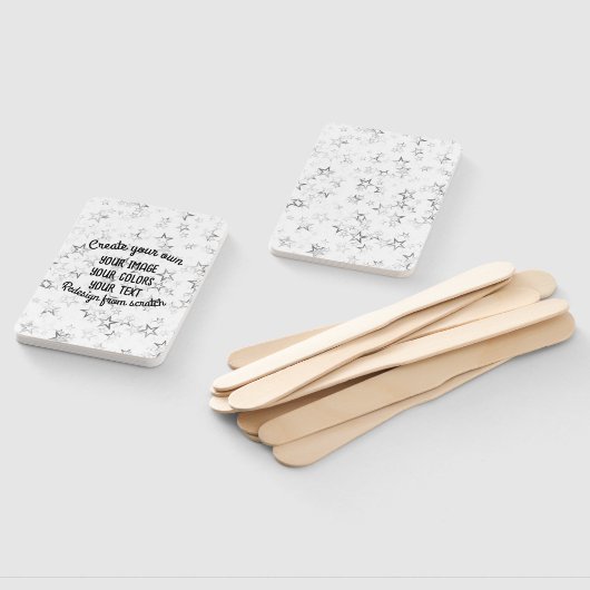 Creëer Uw eigen — Star Glitter Handwaaier (Niet-gemonteerd)