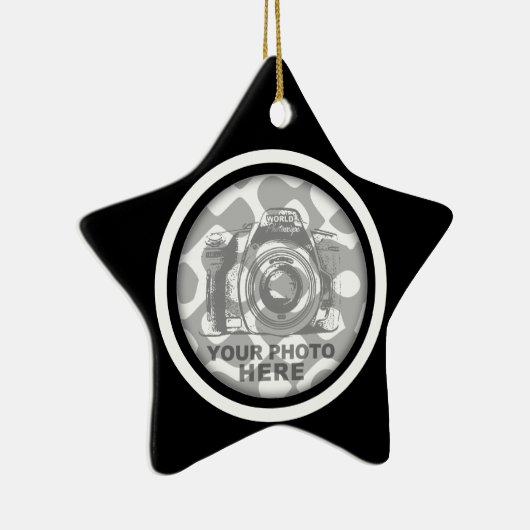 Creëer Uw eigen Star Ornament Black White Lijst (Rechts)