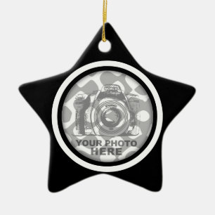 Creëer Uw eigen Star Ornament Black White Lijst