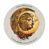 Creëer uw eigen Steampunk Moon Goddess Snijplank (Voorkant)