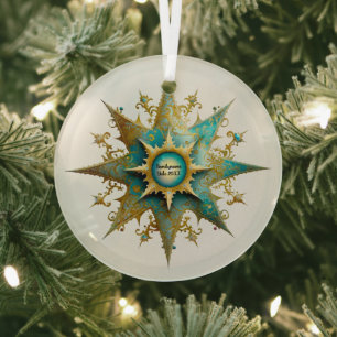 Creëer Uw Eigen Steampunk Yule Snowflake Glas Ornament