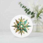 Creëer Uw Eigen Steampunk Yule Snowflake Kaart (Staand voorkant)