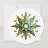 Creëer Uw Eigen Steampunk Yule Snowflake Kaart (Voorkant)
