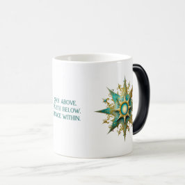 Creëer Uw Eigen Steampunk Yule Snowflake Magische Mok