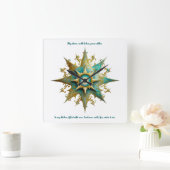 Creëer Uw Eigen Steampunk Yule Snowflake Vierkante Klok (Huis)