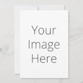 Creëer Uw eigen stemmetje 5 x 7 inch uitnodiging (Voorkant)