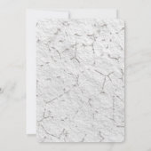 Creëer uw eigen stenen textuur bruiloft kaart (Achterkant)
