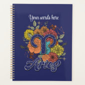 Creëer Uw eigen sterrenbloem Ram Zodiac Planner (Voorkant)