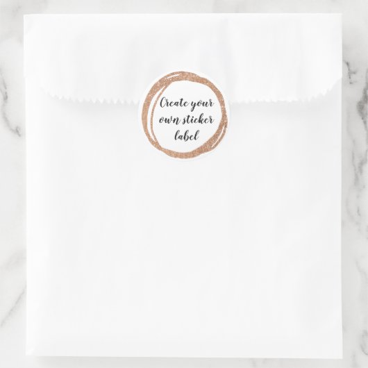 Creëer Uw eigen Sticker label (Tas)