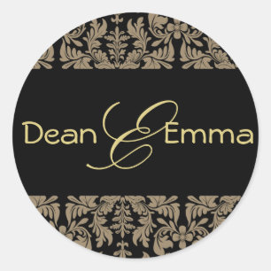 Creëer uw eigen stickers barok design stickers