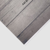 Creëer uw eigen stijl Robuuste houten tekst Tissuepapier (Detail)