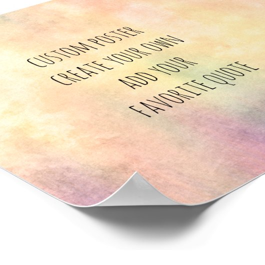 creëer uw eigen stijl van de waterverf van de aang poster (Hoek)