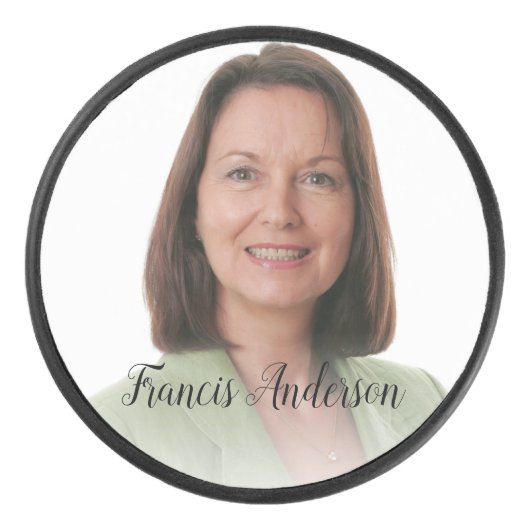 Creëer Uw eigen stijlvol Hockey Puck (Voorkant)