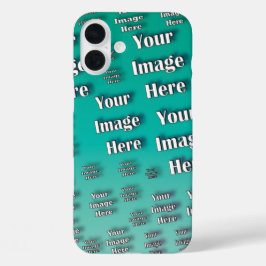Creëer Uw eigen stijlvolle Afbeelding Sjabloon iPhone 16 Plus Hoesje