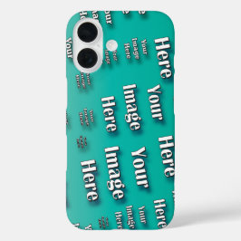 Creëer Uw eigen stijlvolle Afbeelding Sjabloon iPhone 16 Hoesje