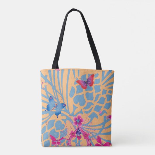 Creëer uw eigen stijlvolle All-Over Print Tote Bag (Achterkant)