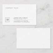 Creëer Uw Eigen Stijlvolle Bedrijf Vlak met Logo Visitekaartje (Voorkant / Achterkant)