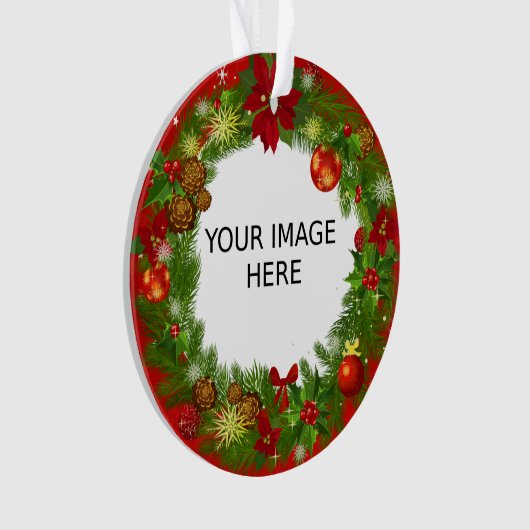 Creëer Uw eigen stijlvolle en geluidsfoto's Ornament (voorkant)